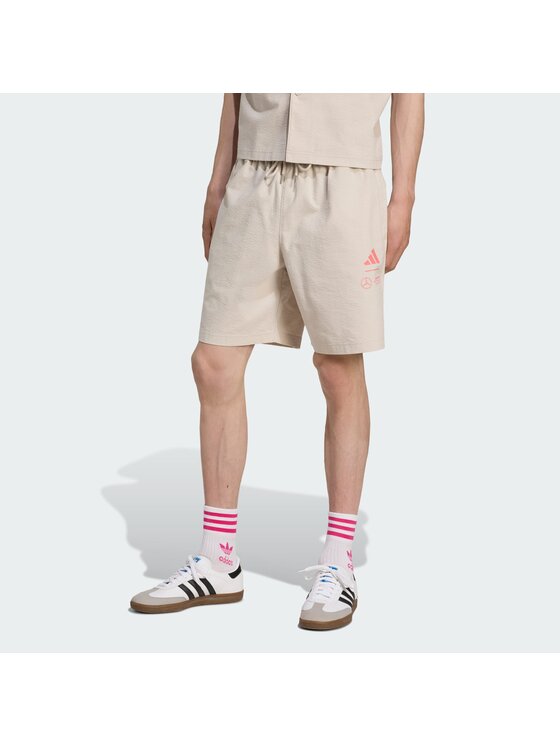 adidas adidas Szorty sportowe 152341 Beżowy Regular Fit
