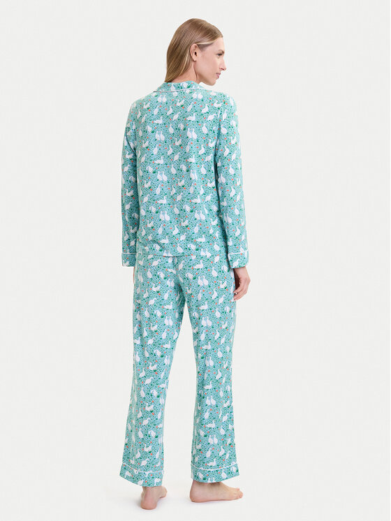Kate Spade Kate Spade Pijama KSI82756 Verde Relaxed Fit