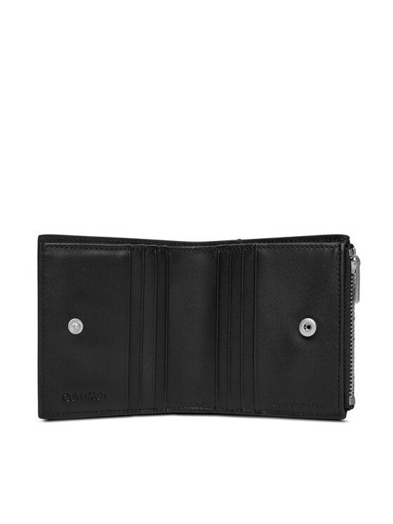 Calvin Klein Calvin Klein Μεγάλο Πορτοφόλι Ανδρικό Jeans Hardware Compact Zip Walle LV04G1078G Μαύρο