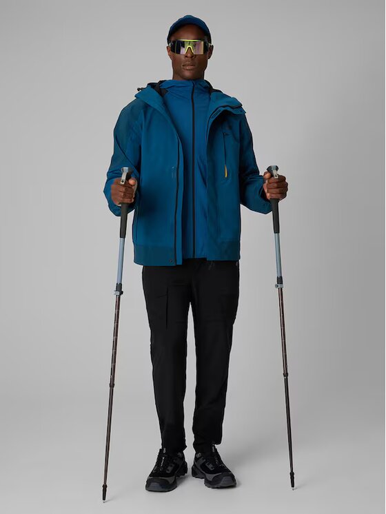4F 4F Bluza TFSWM640-46-M Niebieski Active Fit