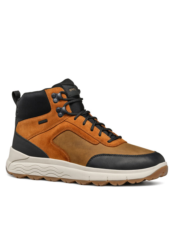 Geox Geox Schnürstiefeletten U Spherica 4X4 B Abx U46FDB 0FF22 C2112 Braun