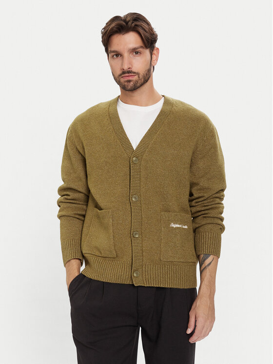 Jack & Jones Jack & Jones Kardigán Norrebro 12282732 Zöld Loose Fit