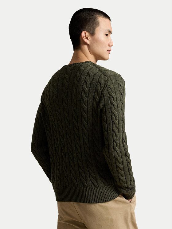 Polo Ralph Lauren Polo Ralph Lauren Svetr 710775885554 Tmavě zelená Regular Fit