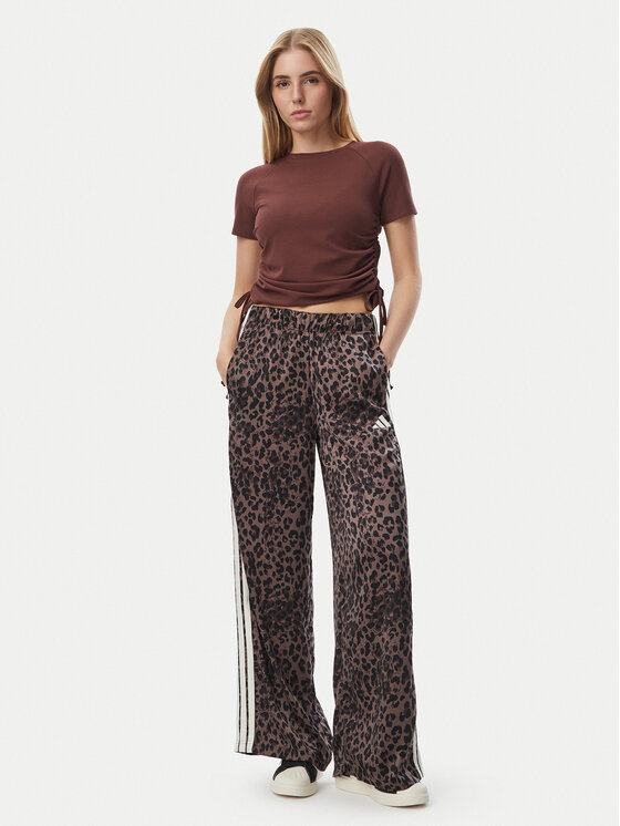 adidas adidas Dressipüksid Adidas Spw Wide Leg Trousers KV0910 Pruun Loose Fit