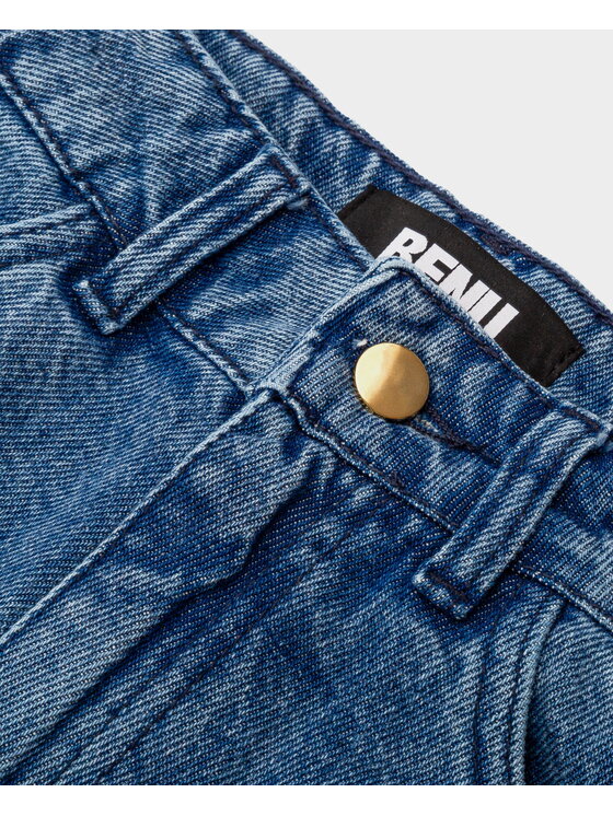 BENU BENU Jeansy BLUE Niebieski Straight Leg