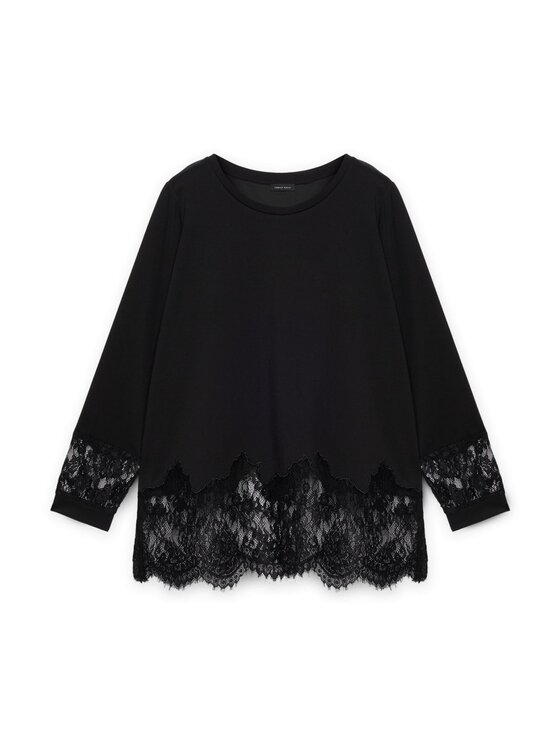 Fiorella Rubino Fiorella Rubino Felpa G844L008637N033 Nero A-Line Fit