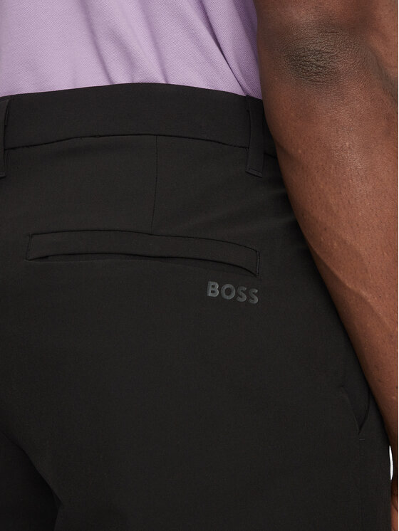BOSS BOSS Szorty materiałowe S_Commuter_10.5 inch 50540337 Czarny Slim Fit