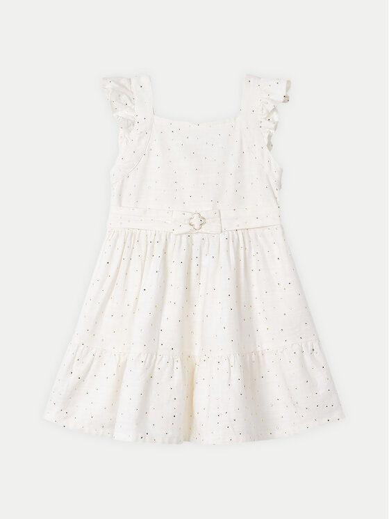 Mayoral Mayoral Rochie de zi 3956 Écru Regular Fit