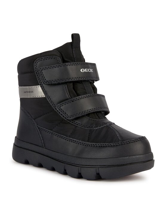 Geox Geox Μπότες Χιονιού J Willaboom Boy B Ab J36LFB 0FU54 C9999 S Μαύρο
