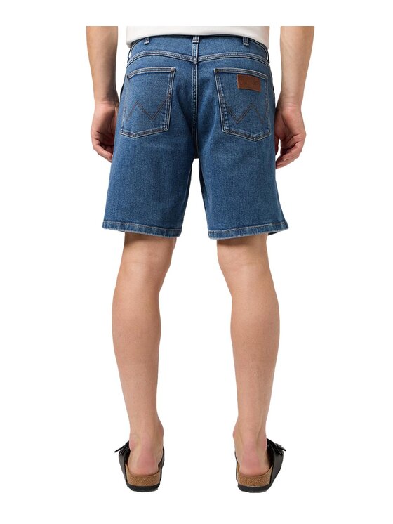 Wrangler Wrangler Pantaloncini di jeans 112350662 Blu Regular Fit