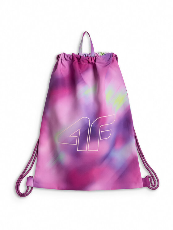 4F 4F Komplet bluzka i szorty sportowe JOY MOTION Kolorowy Regular Fit