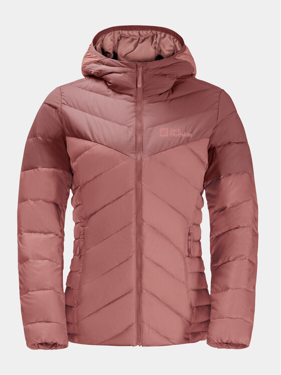 Jack Wolfskin Jack Wolfskin Pernata jakna Tundra Down Hoody 1206642 Ružičasta Slim Fit