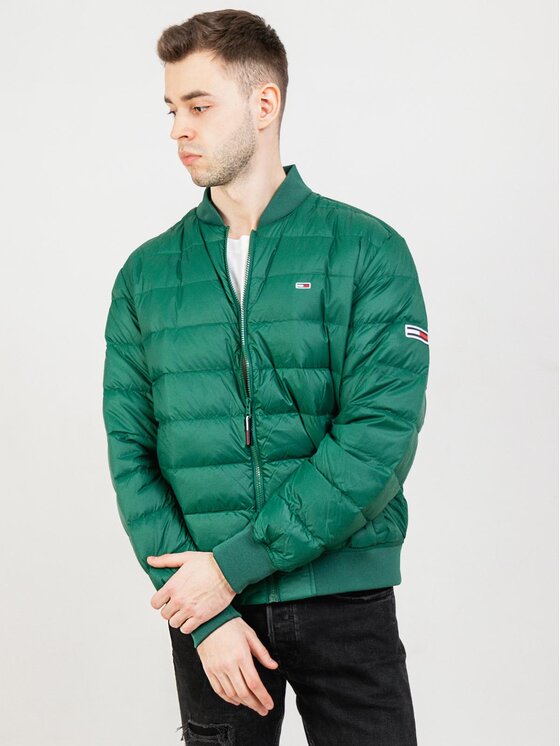 Tommy Hilfiger Tommy Hilfiger Kurtka przejściowa DM0DM10597-L6N R. M Zielony Regular Fit