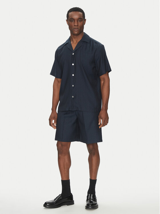 Richmond X Richmond X Kratke hlače UMP25060BE Tamnoplava Regular Fit