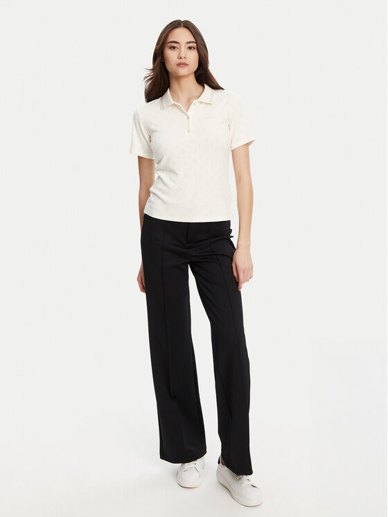 Guess Guess Polo marškinėliai V5YP01 KCX12 Kreminė Regular Fit