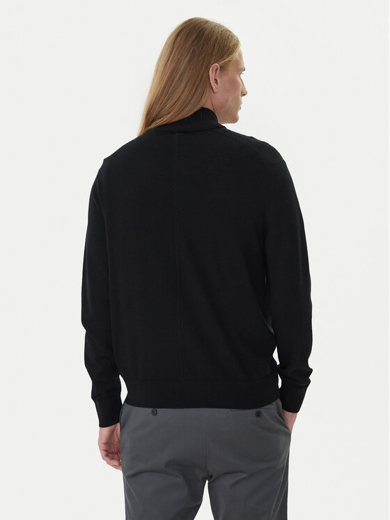 Calvin Klein Calvin Klein Sveter LV04LD318G Čierna Regular Fit