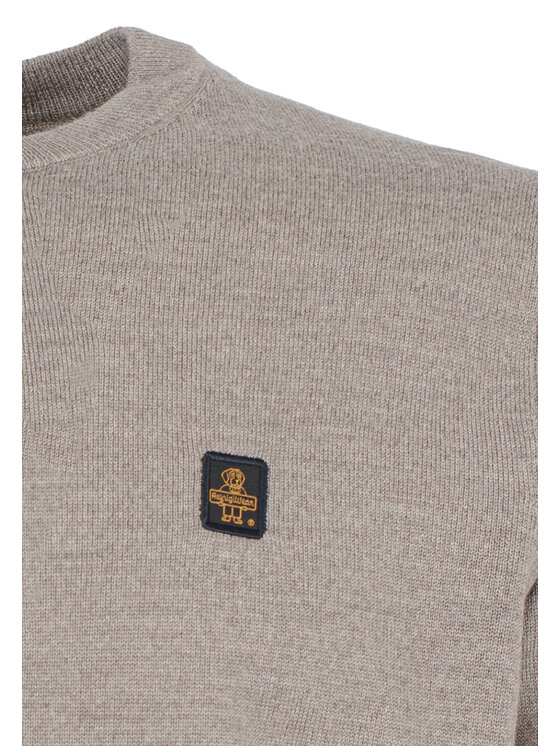 RefrigiWear RefrigiWear Sweter M26908-A00616 Brązowy Regular Fit
