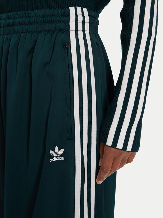 adidas adidas Dressipüksid adicolor Satin JV7511 Roheline Wide Leg