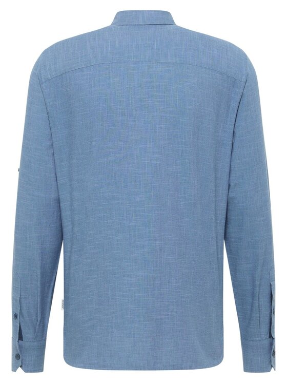 Mustang Mustang Camicia Style Rawlins Blu Slim Fit