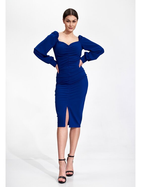 FIGL FIGLFIGL Vestito M871 Blu Slim Fit