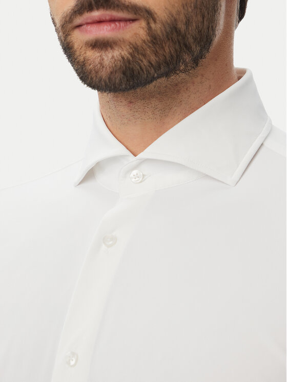 JOOP! JOOP! Košeľa Jsh-247Pai3-N 30048248 Biela Slim Fit