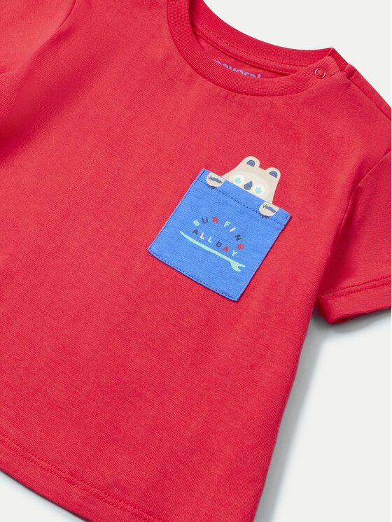 Mayoral Mayoral Komplet t-shirt i kąpielówki 1650 Kolorowy Regular Fit