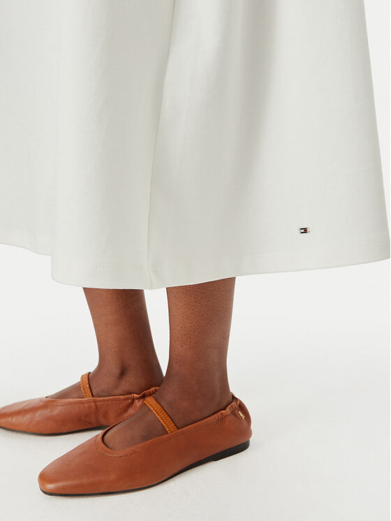 Tommy Hilfiger Tommy Hilfiger Každodenní šaty WW0WW50041 Krémová Regular Fit