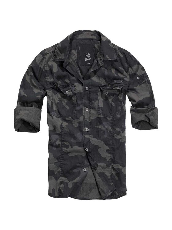 Brandit Brandit Koszula 4005.4.3XL Khaki Slim Fit