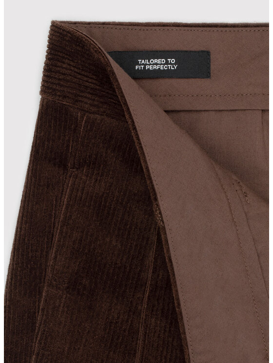 Pako Lorente Pako Lorente Spodnie materiałowe P25WF-WX-005 Brązowy Regular Fit