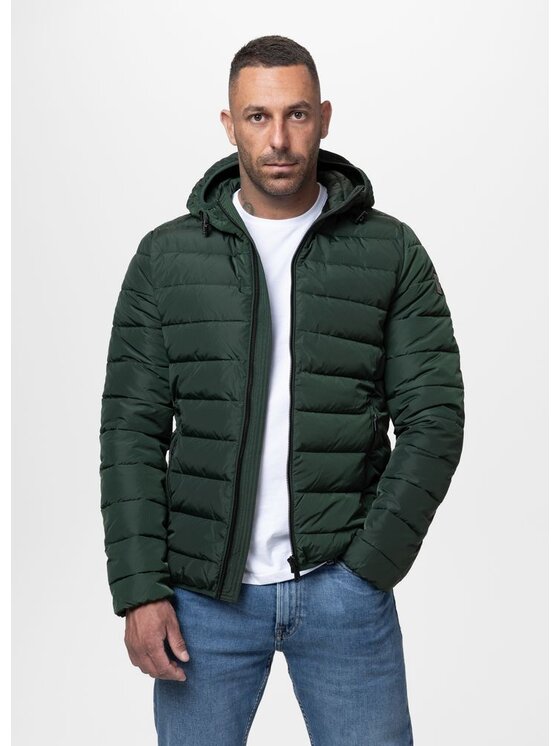PITBULL PITBULL Kurtka zimowa SEACOAST III Zielony Regular Fit