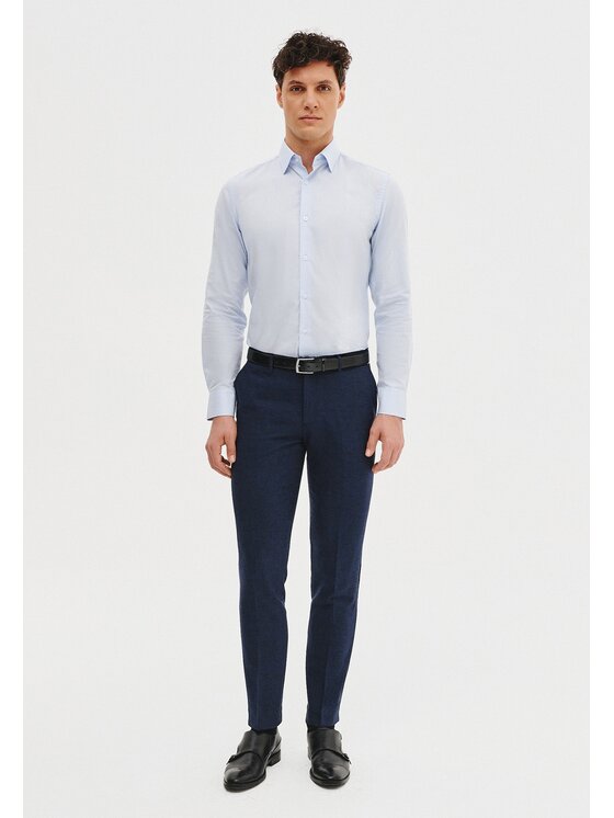 Pako Lorente Pako Lorente Koszula P25BN-1X-001 Niebieski Slim Fit