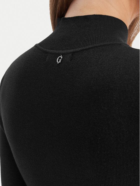 Guess Guess Trikotažinė suknelė W6RK61 Z4842 Juoda Regular Fit