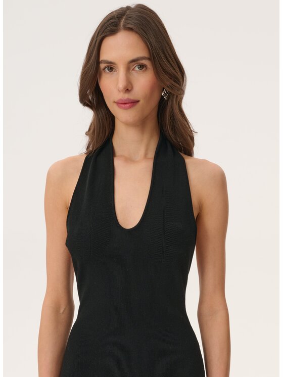 LEBRAND LEBRAND Sukienka letnia Amalfi Czarny Regular Fit