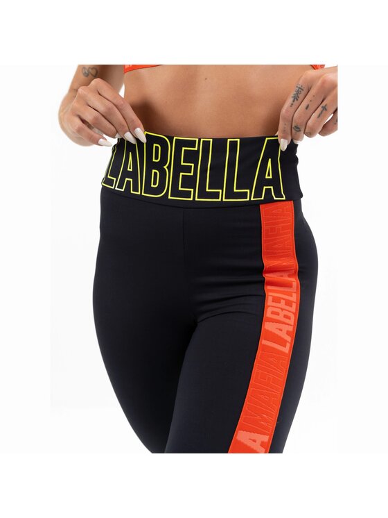 LaBellaMafia LaBellaMafia Legginsy LABELLAMAFIA LEGGING FRENETIC BLACK Czarny Regular Fit
