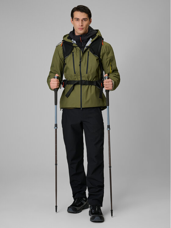 4F 4F Spodnie outdoor MIDSHOP TEXTILE Czarny Regular Fit
