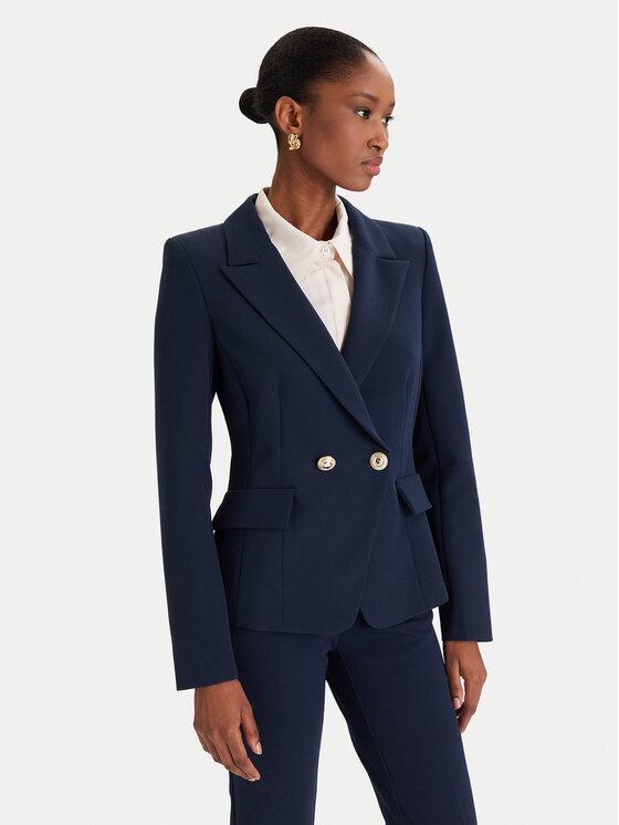 Rinascimento Rinascimento Sacou CFC0126221003 Bleumarin Slim Fit