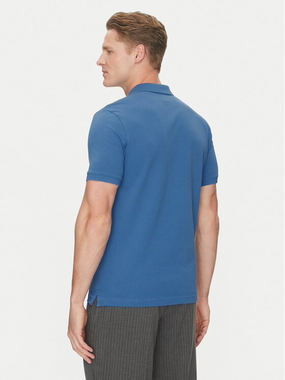 Calvin Klein Calvin Klein Поло K10K111196 Голубий Slim Fit
