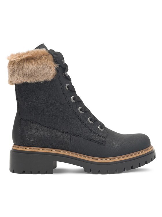 Rieker Rieker Botine 72630-00 Negru