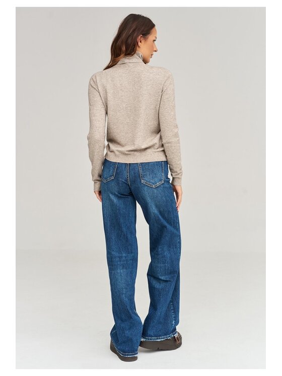 Makadamia Makadamia Golf C106 Beżowy Loose Fit