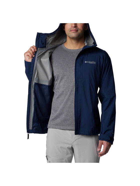 Columbia Columbia Giacca di transizione Columbia Omni-Tech Ampli-Dry II Shell Jacket Blu scuro Regular Fit