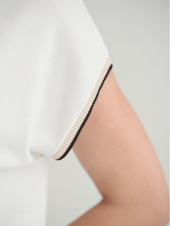 TATUUM TATUUM Bluzka EZI Kremowy Classic Fit