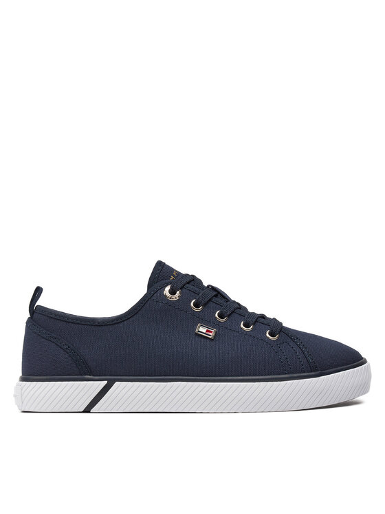 Tommy Hilfiger Tenisky Vulc Canvas Sneaker FW0FW08063 Tmavomodrá