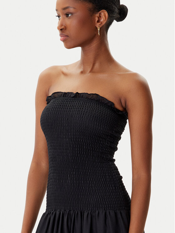 Eleh Eleh Večerné šaty ESS250137 Čierna Regular Fit