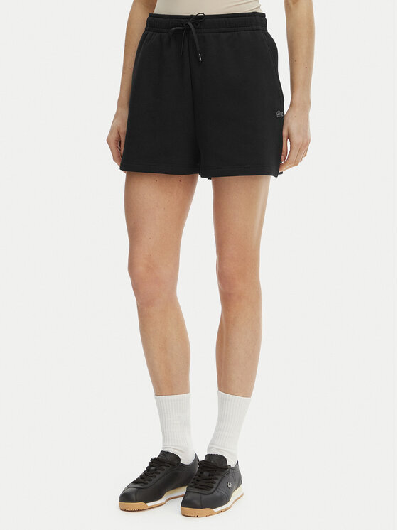 Lacoste Lacoste Спортивні шорти GF9991 Чорний Regular Fit