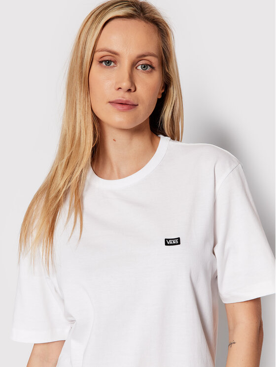 Vans Vans T-Shirt Small VN0A5I8X Biały Regular Fit