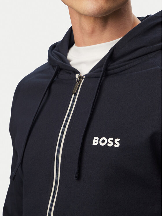 BOSS BOSS Pulóver Authentic 50545573 Sötétkék Regular Fit