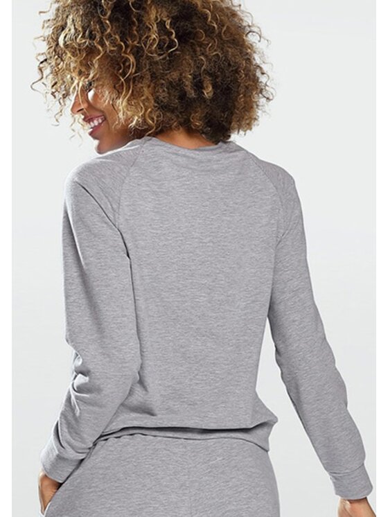 DKaren Sport DKaren Sport Bluza Wenezja Szary Slim Fit
