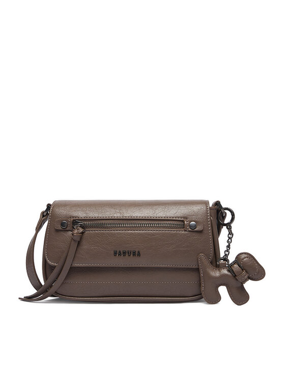 Badura Badura Τσάντα C-EWELIN-01 Σκούρο καφέ