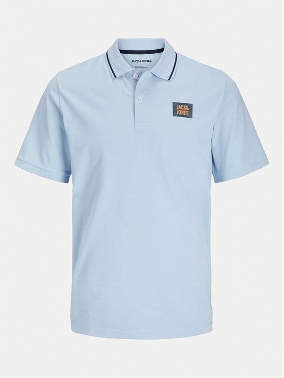 Jack & Jones Jack & Jones Polo Hudson 12269238 Błękitny Regular Fit