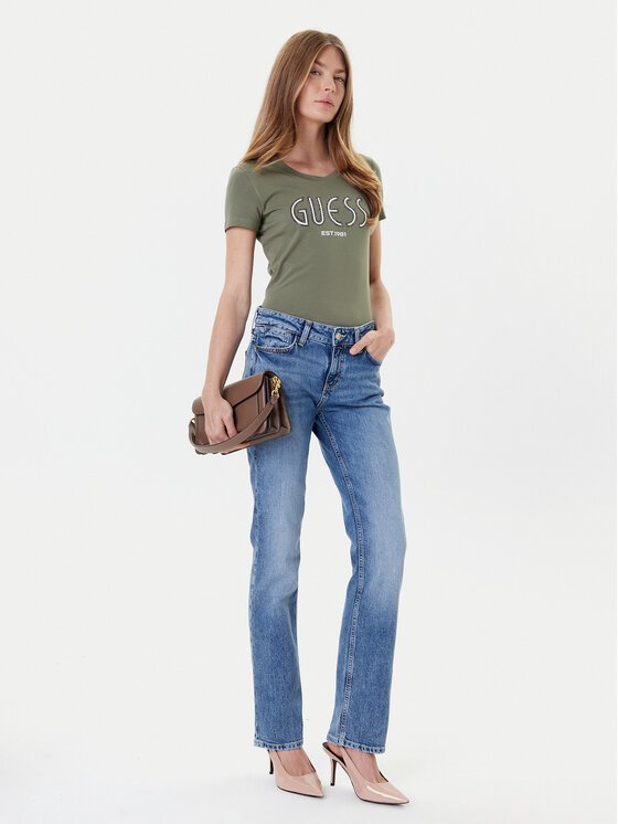 Guess Guess Jeansy W5YA0R D5QP2 Niebieski Regular Fit